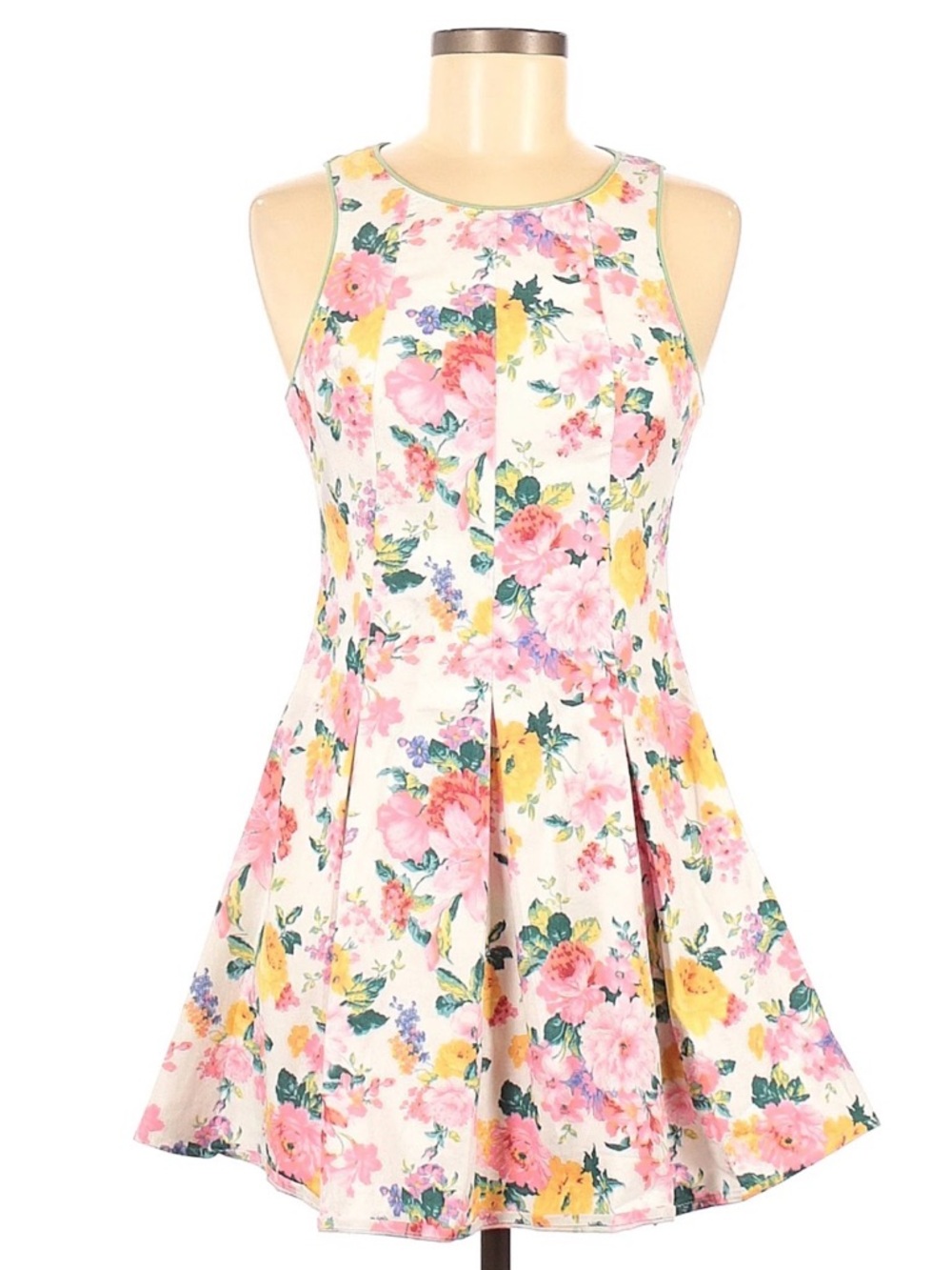Sugarlips Floral Kentucky Derby Dress Fit Flare Spring Occasion Size Medium